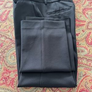 Express Editor Bootcut Mid Rise Black Pants